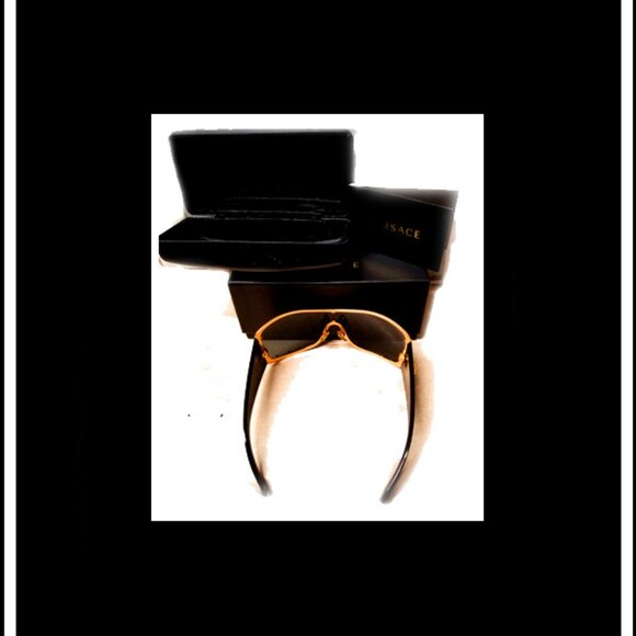 New Very Rare & Unique Authentic Versace Studded Front Sunglasses, Italy main image 10